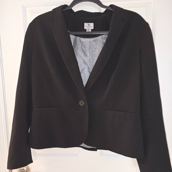 Worthington Black Business Blazer Petite XL with Lining - Picture 1 of 4